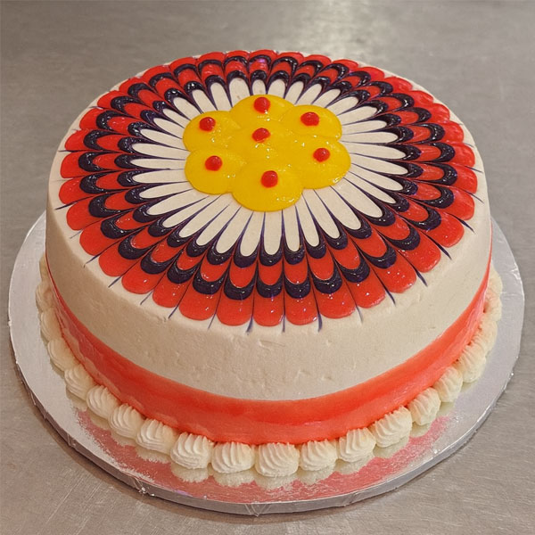 کیک ژله میوه ای